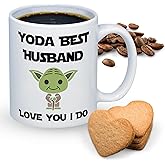 Best Husband Mug, I Love You Happy Birthday Gift From Wife, Funny Wedding First Anniversary Cup, Christmas Hubby Coffee Mugs, Married Couple Cups, Bride To Groom, Father’s Day Present For Him