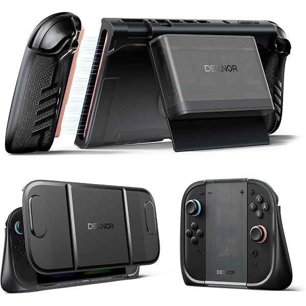 Nintendo Switch グレー 本体 (SDカード128GB+ケース) Amazon.com: Dexnor for Nintendo Switch 2 Case 2025 Dockable Cover
