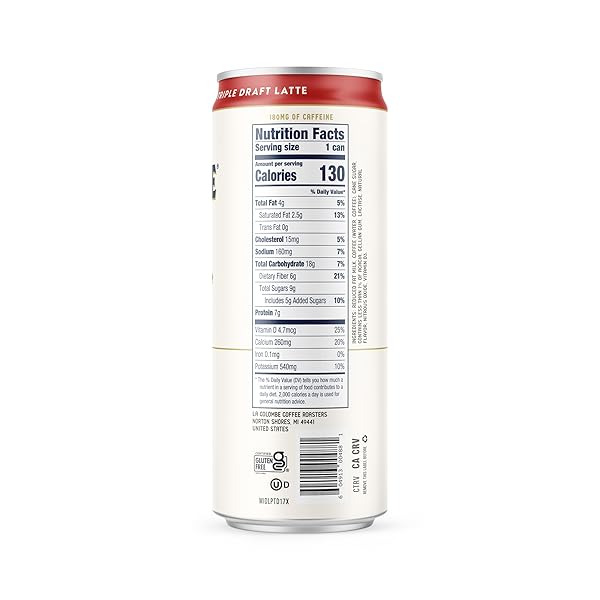 LA COLOMBE TRIPLE DRAFT LATTE, 11 FL. OZ., SINGLE CAN