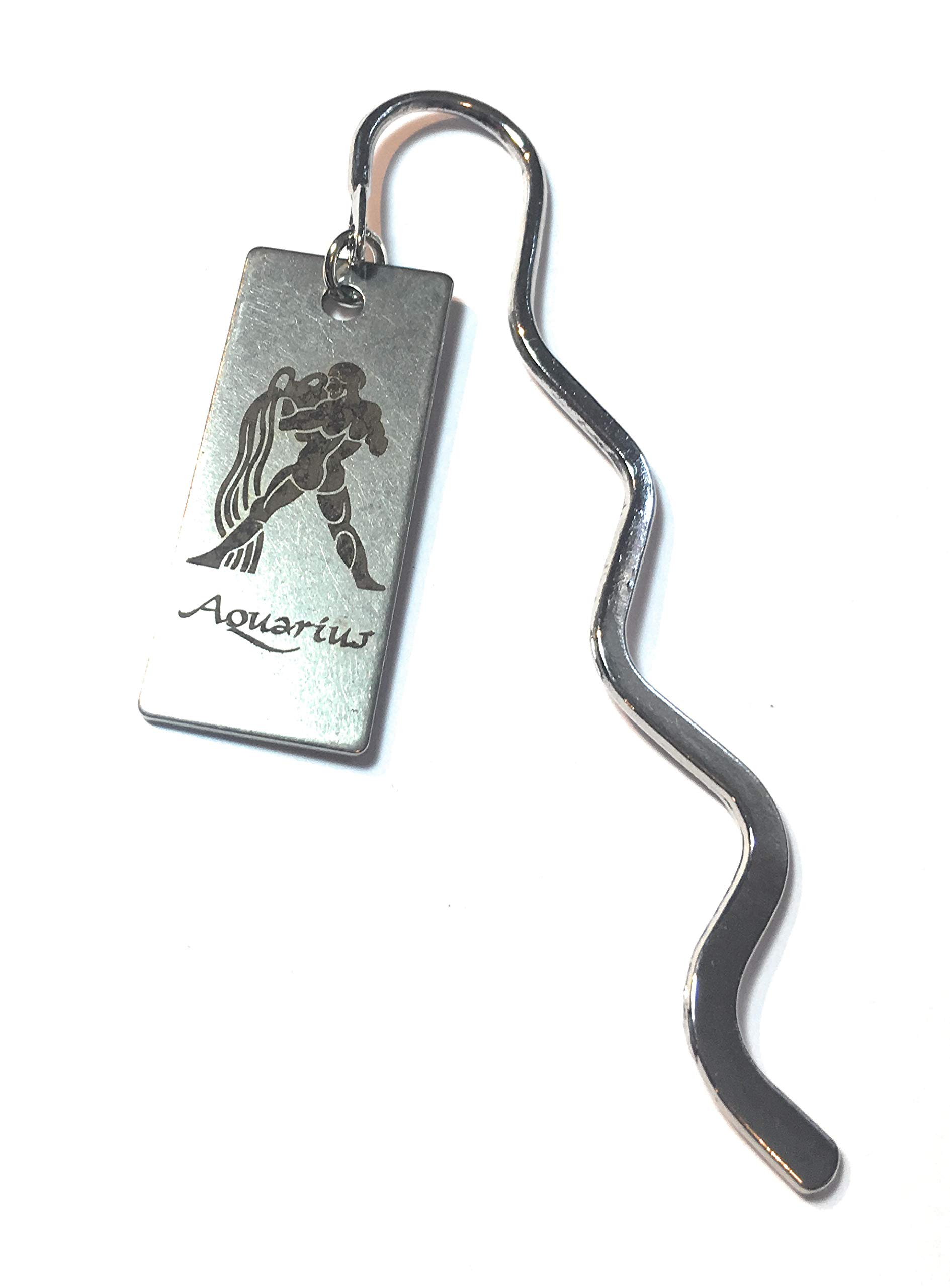 FizzyButton Gifts Zodiac Mini Bookmark in Gift Bag, Star Sign Constellation (Aquarius)