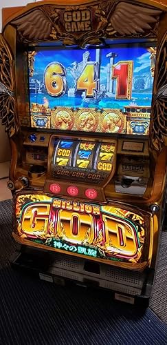 Amazon パチスロ実機 特価 ２台限定 ミリオンゴッド 神々の凱旋 コイン不要機付き パチスロ 通販