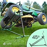 VOUNOT Ride On Mower Jack Lift Telescopic 400kg Green view 2