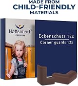 Hoffenbach 12x Baby Corner Protectors Soft Foam Self Adhesive Brown view 8