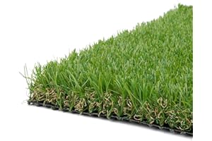 GOASIS LAWN Realistic Thick Artificial Grass Turf -Indoor Outdoor Garden Lawn Landscape Synthetic Grass Mat - Thick Fake Grass Rug 3FTX5FT