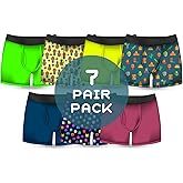 A Weeks Worth Premium Mens Underwear - Moisture Wicking and Breathable Boxers for Men - Mens Boxer Briefs 7 Pack