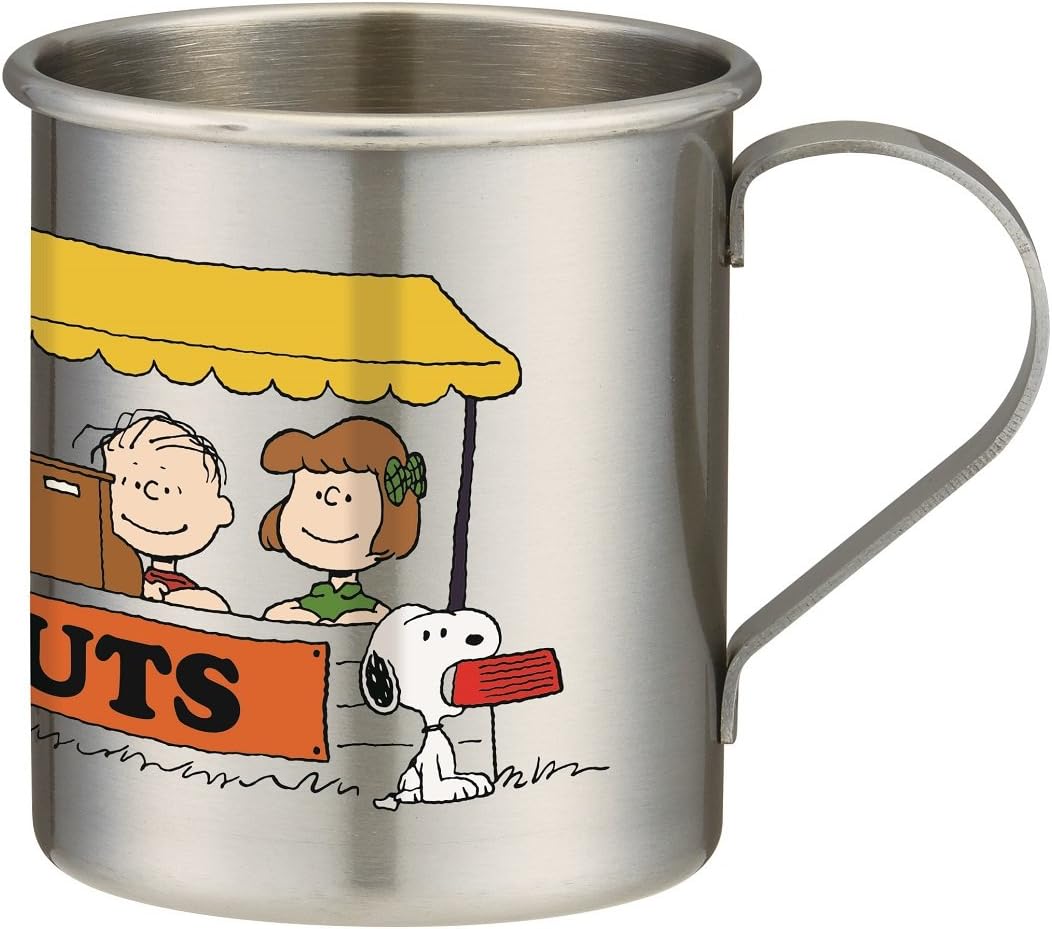 Amazon Co Jp スケーター 一層 ステンレス マグカップ 300ml スヌーピー Peanuts Sstmg3 ホーム キッチン