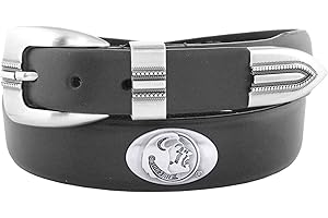 ZEP-PRO Zeppelin Products, Inc. NCAA Florida State Seminoles Tip Leather Concho Belt