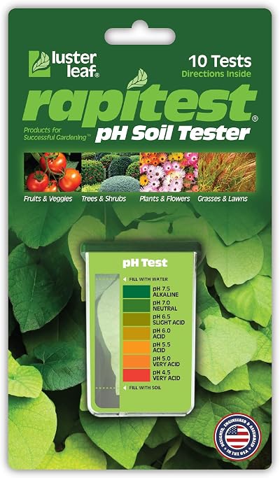Luster Leaf 1612 Rapitest pH Soil Tester for Garden Soil Testing