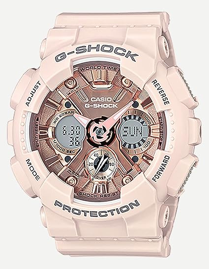 tan g shock watch
