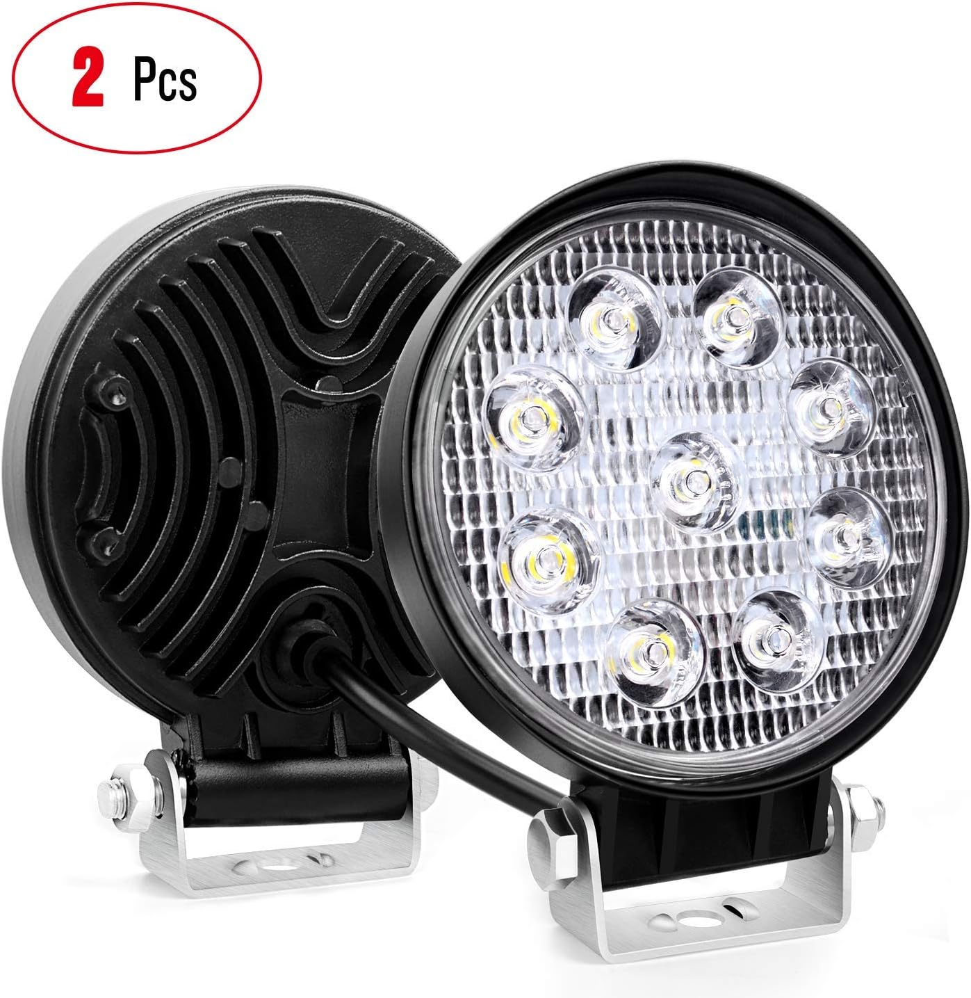 Nilight 15031S-B 2PCS 60W Spot Bar 3000LM Driving Fog Led Off Road Lights for Trucks Jeep UTV ATV Marine Boat,2 Years Warranty: Automotive