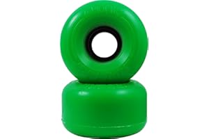 Sure-Grip Aerobic Outdoor Wheels - Made from Shock Absorbing Urethane - Durometer of 85A and Diameter of 62mm - Provide Durable & Smooth Ride - Comes in Diverse Color Options - Set of 8 Wheels