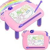 Toddler Toys,Magnetic Drawing Board Baby Toys for 3 Year Old,Toddler Girl Boy Toy Writing Doodle Board,Learning Educational Kids Unicorn Toy for Girls Boys Christmas Birthday Gifts