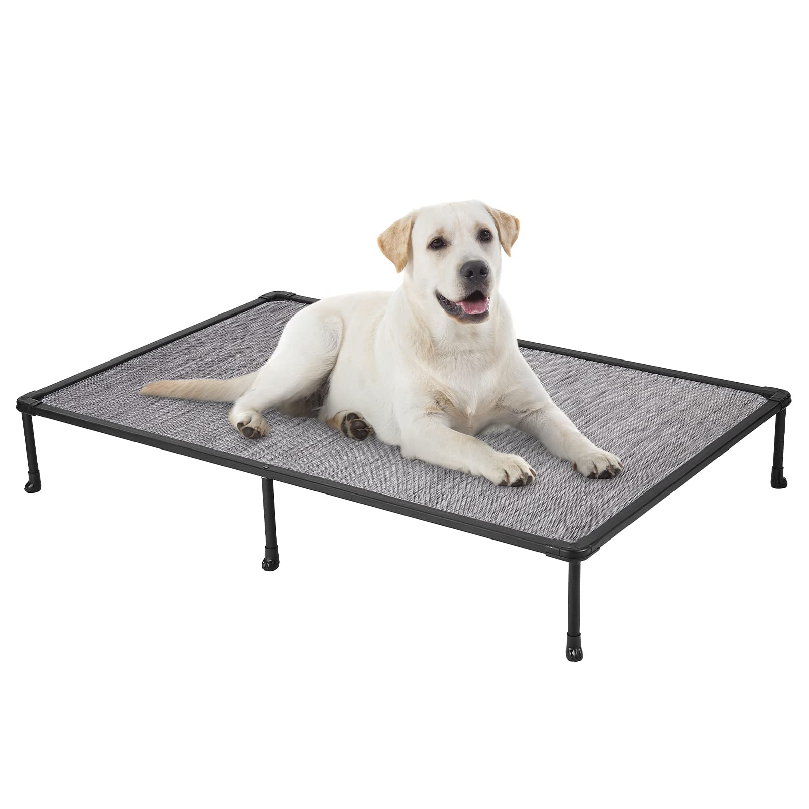 Photo 1 of (missing pieces) Veehoo Chewproof Elevated Dog Bed - Cooling Raised Pet Cot, Breathable Mesh, Washable & Non-Slip for Large Dogs, Indoor/Outdoor,