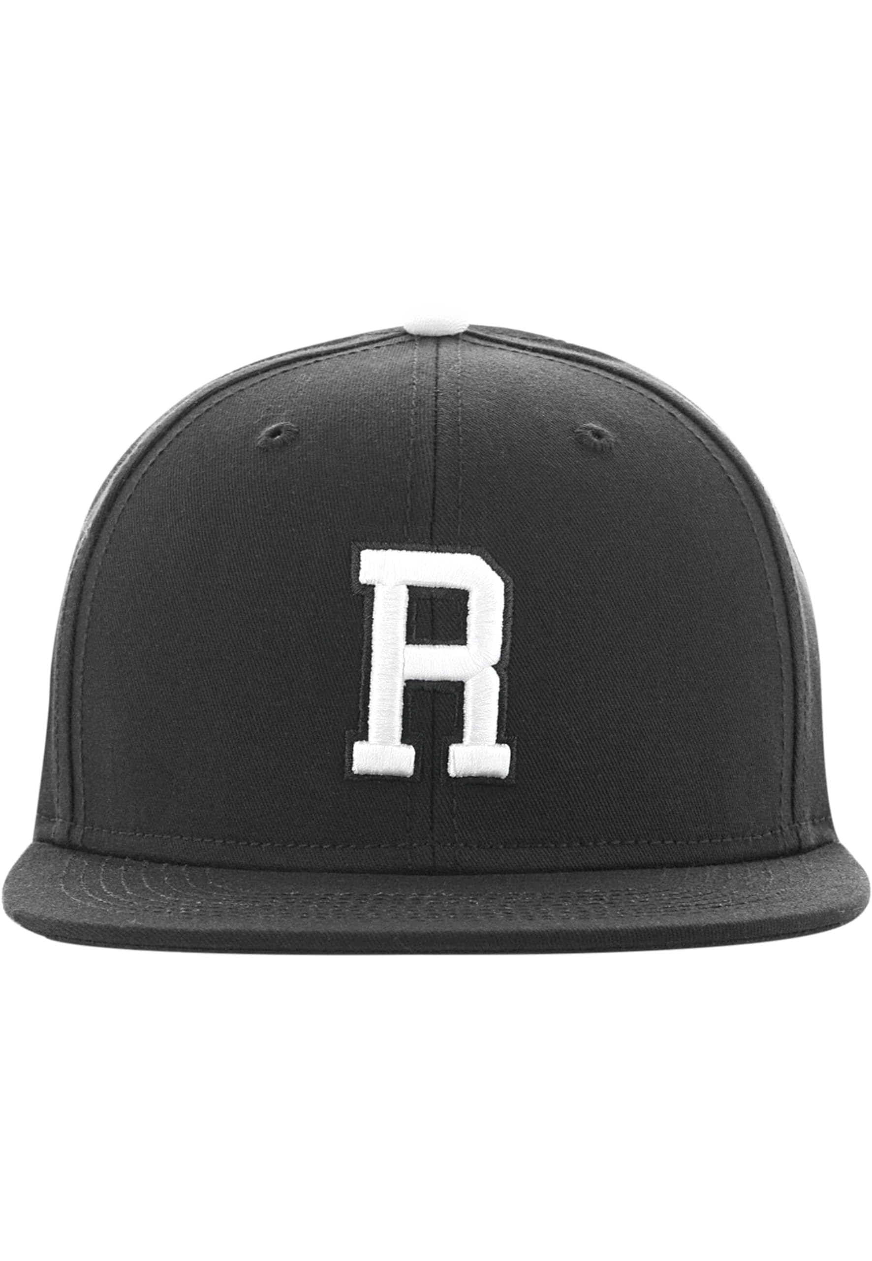 MSTRDS Letter Snapback R Baseball Cap, R Heather Grey, M/L
