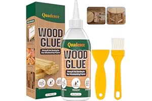 Wood Glue for Furniture Heavy Duty, Quadence Waterproof Wood Glue Fast Drying Super Glue for Woodworking, Furniture Glue for 