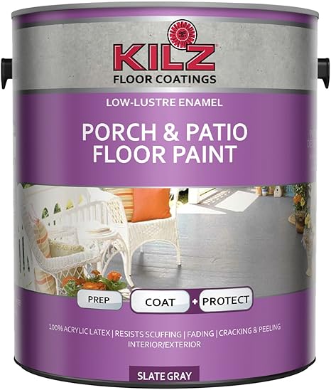 Amazon Com Kilz Interior Exterior Enamel Porch Patio Latex