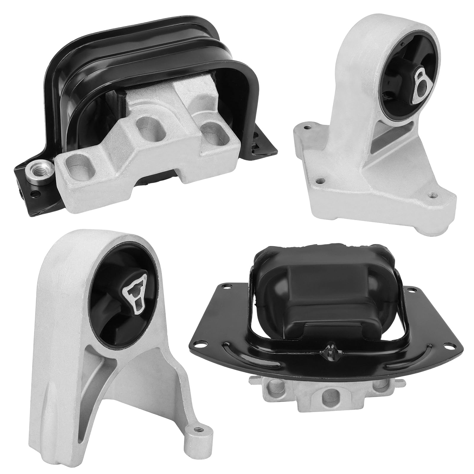 Photo 1 of JDMON 4Pcs Engine Motor Transmission Mount Kit Replacement for 2001-2006 Chrysler Sebring, Dodge Stratus 2.4L, 2.7L Sedan Compatible with A3034, A3049, A2841HY, A2842HY