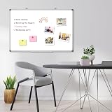 DOLLAR BOSS Large Whiteboard 118x88 cm Magnetic Wall Board with Tray view 7