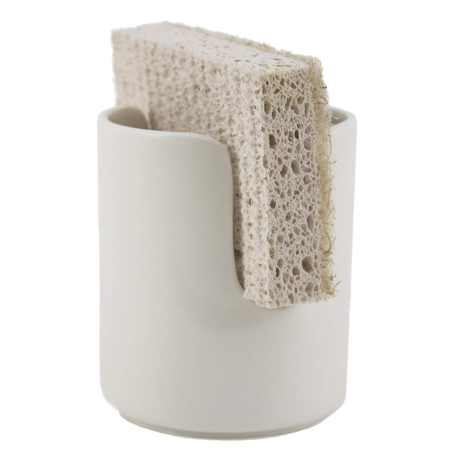 scarlettwares Sponge Holder Ceramic Holds One Sponge Kitchen Organization