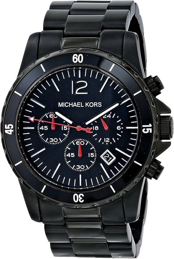 Amazon Madison Mk8161 ブラック イオン クロノグラフ メンズ マイケルコース 時計 Michael Kors Michaelkors 並行輸入品 メンズ腕時計 腕時計 通販