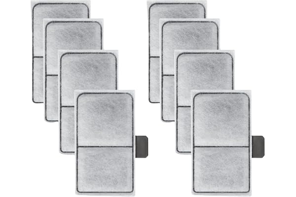 8 Pack EF-S Filter Cartridges for Top Fin, Aquarium Replacement Fish Tank Filter Cartridges for TOP FIN EF-S Element and BF5