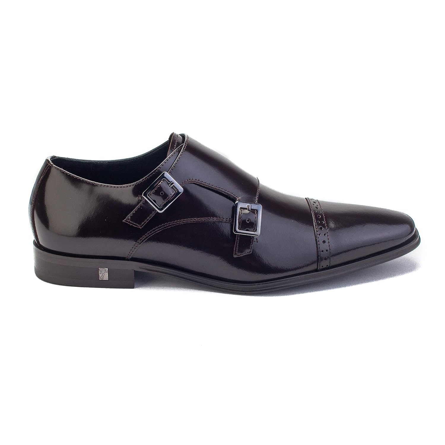 versace double monk strap