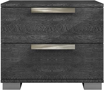 Amazon Com Casabianca Furniture Hampton Gray Birch Lacquer Nightstand End Table By Talenti Casa Furniture Decor