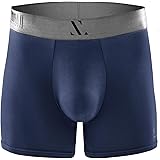 NEX Men's Boxer Briefs with Pouch Support, Micro Modal Fabric for Ultimate Comfortable Soft Underwear for Men
