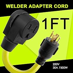 Campzlly Welder Adapter Cord, Nema L14-30P to 6-50R