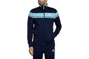 Sergio Tacchini Damarindo Track Top Jacket, Maritime Blue/Baltic Sea