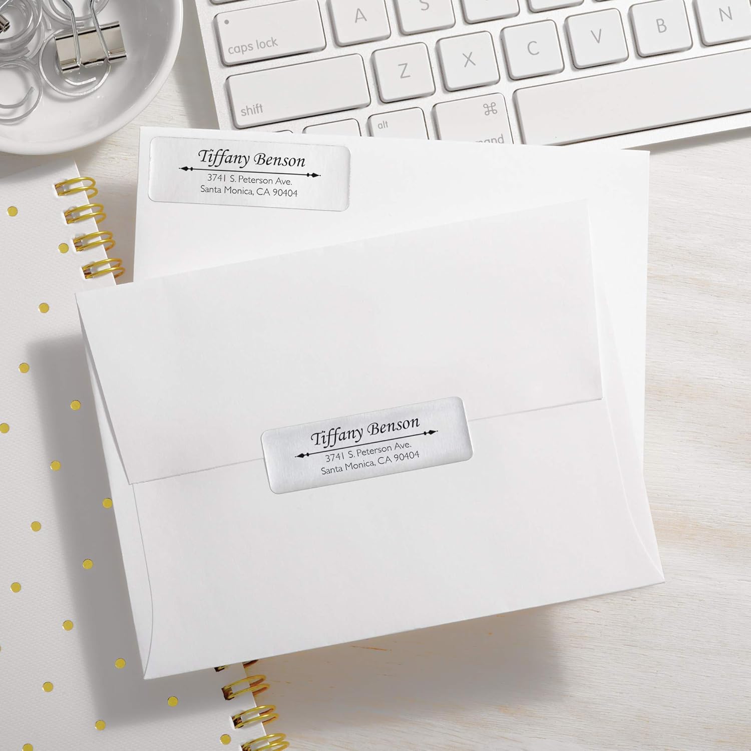 Avery Silver Address Labels for Inkjet Printers, 3/4" x 2-1/4", 300 Labels (8986) : Address Labels : Office Products