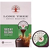 Lone Tree Single-Serve Coffee Pods – Premium 100% Arabica Liquid Concentrate – Smooth & Bold Decaf – 12 Pods – Ready Hot or Iced