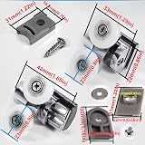 KAFENDA Zinc Alloy Shower Door Rollers 23mm Twin Shower Door Runners 4pcs view 4