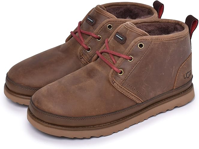Amazon アグ デザートブーツ ニューメルウェザー メンズ 靴 シューズ 通勤 通学 防水 天然皮革 本革 02 グリズリー 7 25cm 並行輸入品 Ugg アグ ブーツ