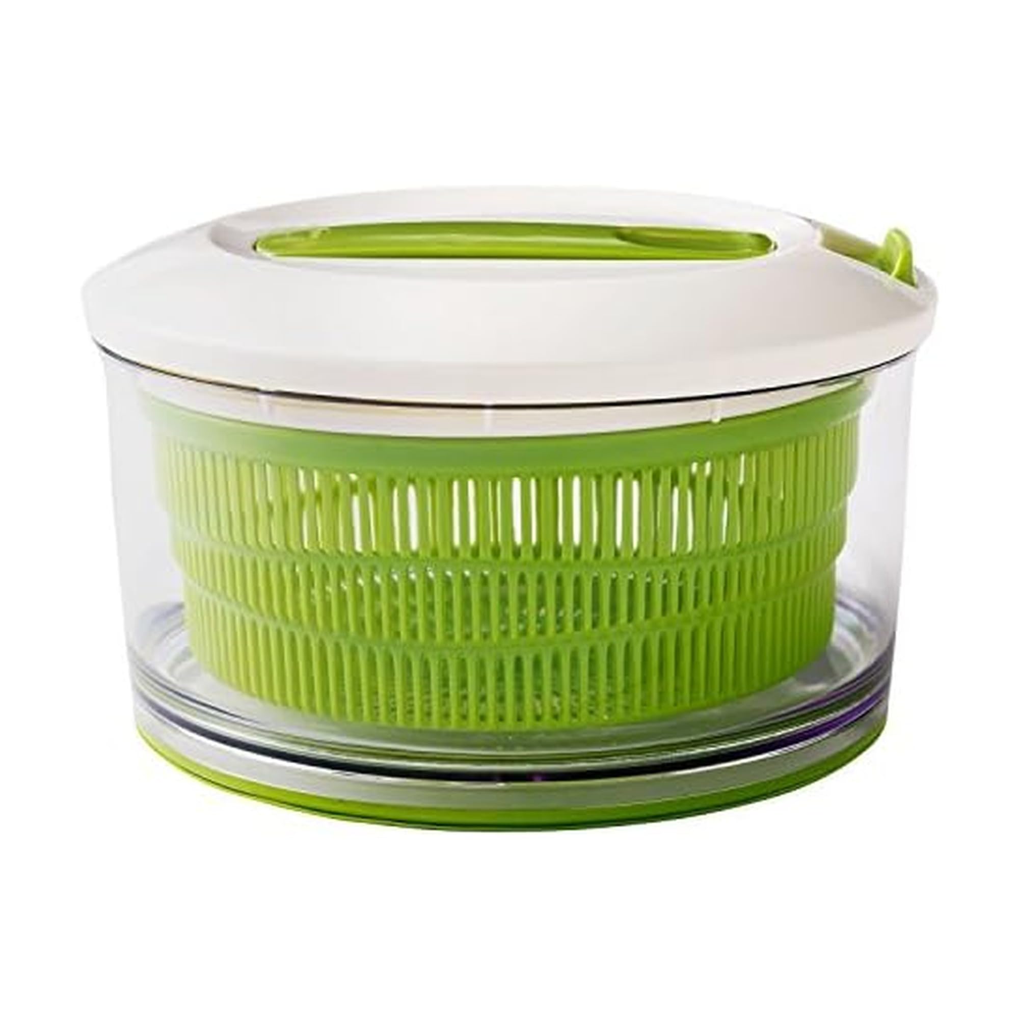 Chef'n SpinCycle Salad Spinner Small, Plastic Salad Spinner In Gift Box, Green
