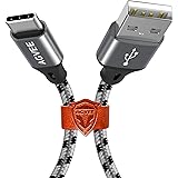 AGVEE [4 Pack 3ft] 3A Fast HD 8 10 Charging Cable, Nylon Braided Charger Cord for New Kindle Fire HD 8 8-Plus 2020 (10th), HD