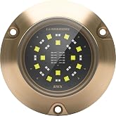 Lumishore SMX54 Eclipse Dual Color Surface Mount LED Underwater Light (Blue/White), 60-0534
