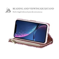 UEEBAI Wallet Case for iPhone XR, Premium Vintage