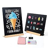2 Pack 8.7x12 in Chalkboard Signs Small Chalkboard