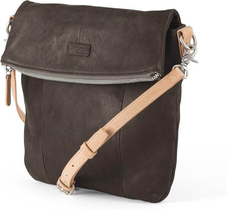 Ellington Handbags Eva Crossbody Foldover Dark Brown Handbags