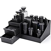 YIOJOYD Mens Cologne Organizer,Bathroom Organizers,Organizer For Men,Cologne Stand,Perfume Tray,Perfume Stand,Perfume Organizer,Room Decor for Men,Dresser Organizers,Dad Gifts,Gifts for Men