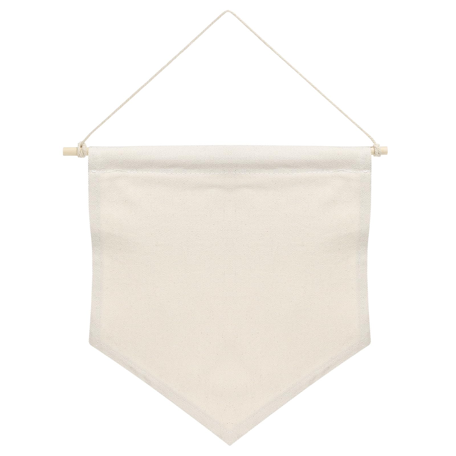 PATIKIL Enamel Pin Display Banner, 11"x10" Canvas Blank Holder Board Wall Hanging for Trading Badge Flag Collection Organizer Book Collector Case Pennant Felt Bag Box, Beige