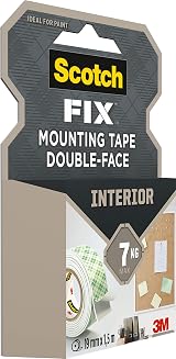 Scotch FIX Interior Double-Sided Mounting Tape 19mm x 1.5m White view 4