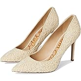 Sam Edelman Women's Hazel Pump Ivory/Natural Lace 8.5 Medium