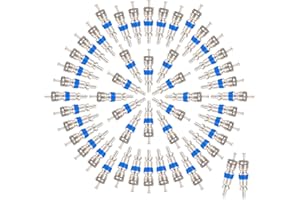 UMONIE 50 Pack Valve Core for R410 R32 R22 High Pressure HVAC Systems with Teflon Seal Ideal Replacement Part for Refrigeration and Air Conditioning