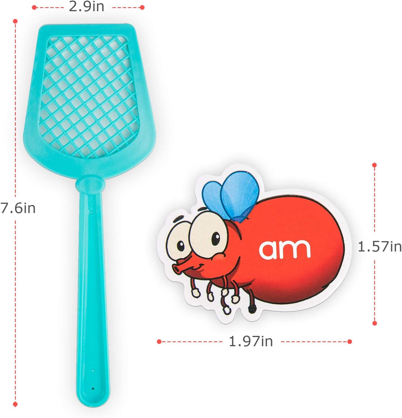 Gamenote Sight Word Swat Game - 520 Dolch Fry Site Words with 4 Fly Swatters from Pre K to 3rd Grade Educational Learning Games for Kindergarten Classroom (Upgraded Version): Toys & Games
