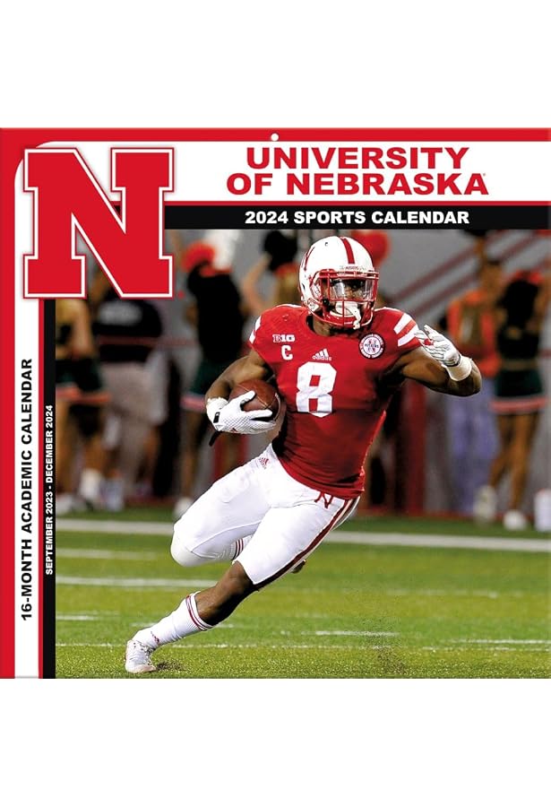 Amazon.com : Turner Sports Nebraska Cornhuskers 2024 22X17 Desk Calendar  (24998061484) : Office Products