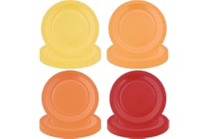 ITTEBISS 48PCS Fall Thanksgiving Plates, Fall Paper Plates Autumn Party Tableware for Birthday Harvest Holiday Friendsgiving Thanksgiving Party Supplies, 7 Inch