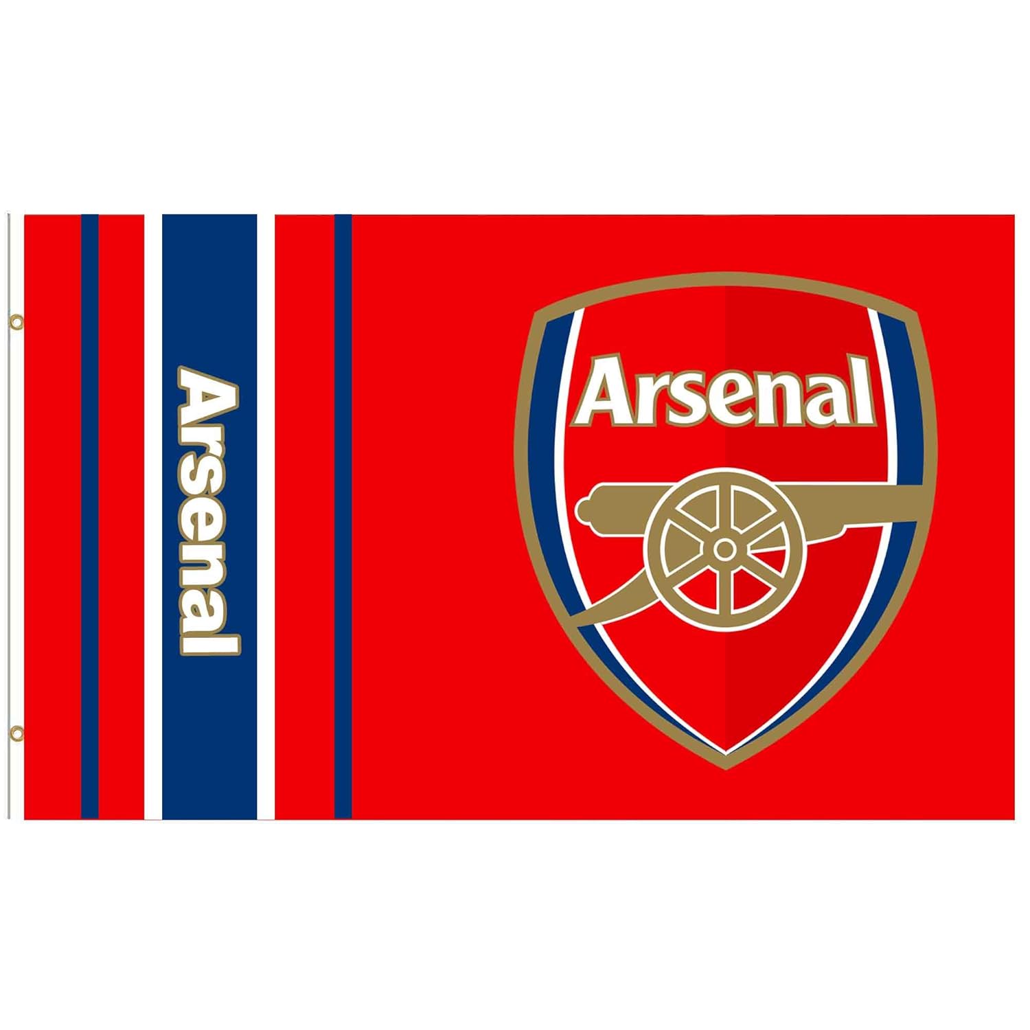 Gunners Giant Arsenal FC (Premier League) Football Crest Flag (5ft x