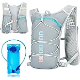 Running Vest for Women Men Lightweight Backpack Pack with 2L Water Bladder Bag Hydro Daypack for Hiking,Trail,Skiing,Camping,Cycling,Race,Marathon